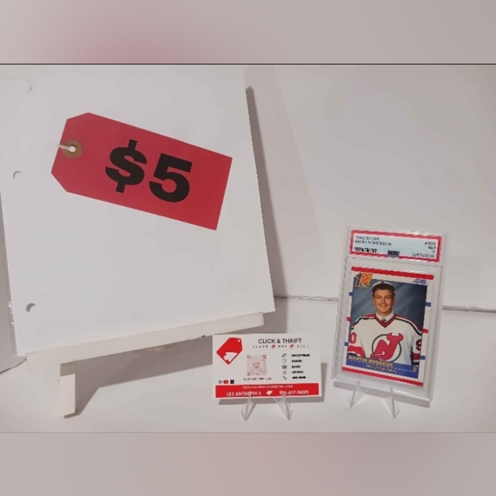 1990 Score Martin Brodeur (Rookie Card) #439 PSA 7 NM New Jersey Devils